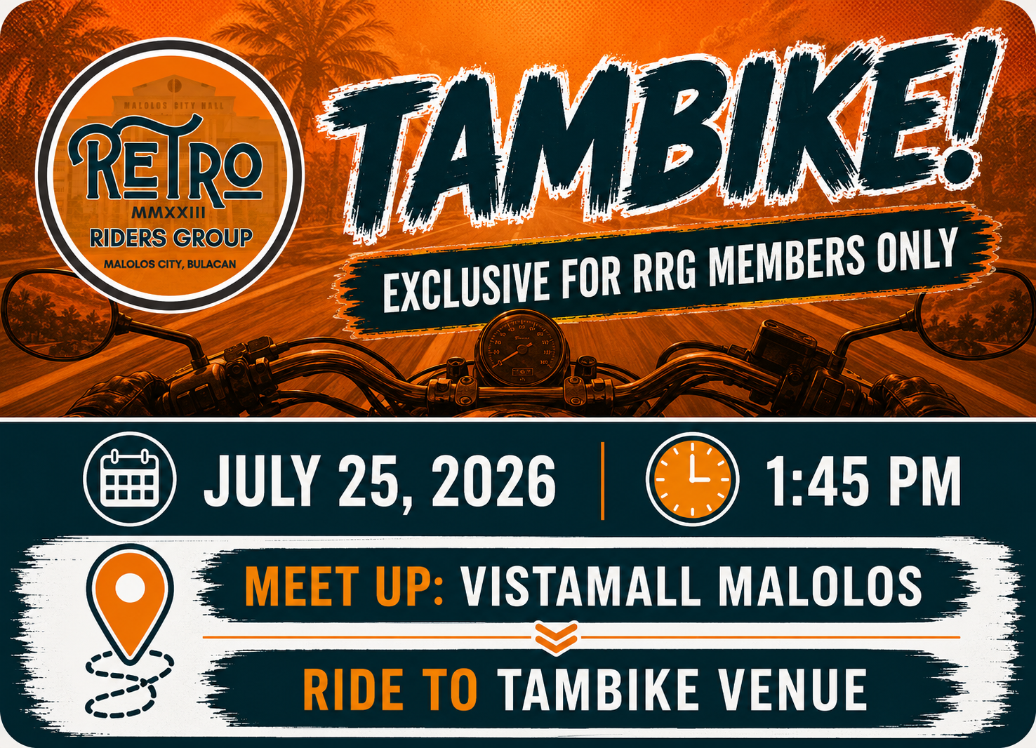 RRG Tambike Exclusive for Members only!